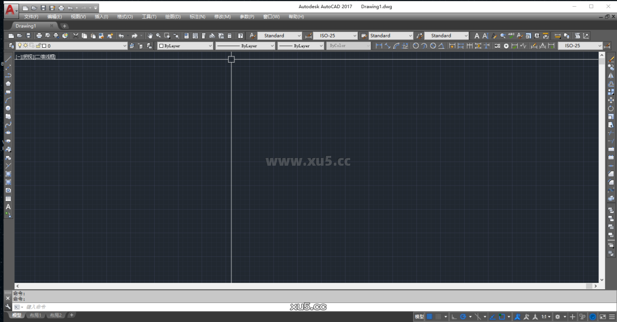 AutoCAD 2017 特性面板截图