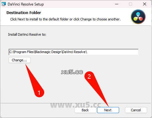DaVinci Resolve 15.2.2 准备安装界面