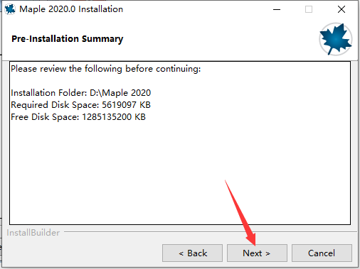 Maple 2020 启动界面截图