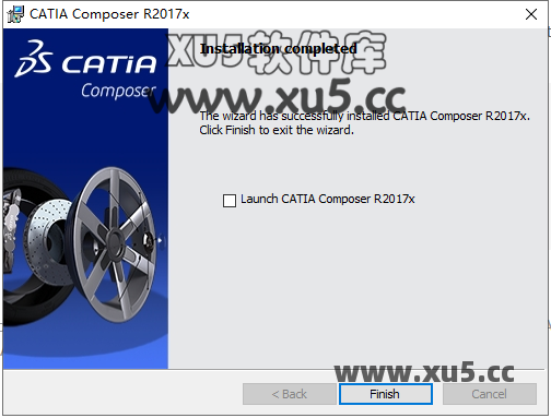 DS CATIA Composer R2017设置选项界面
