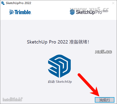 SketchUp Pro 2022安装路径选择界面