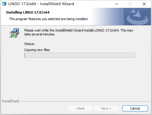 LINGO 17安装完成界面截图