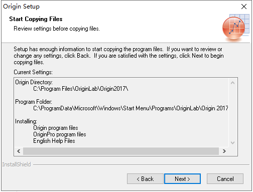 Origin 2017 软件主界面截图