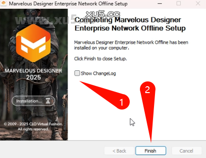 Marvelous Designer Enterprise 2025 安装路径选择图