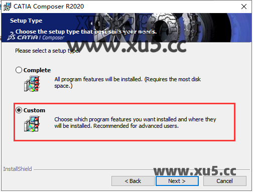 DS CATIA Composer R2020 下载选项截图