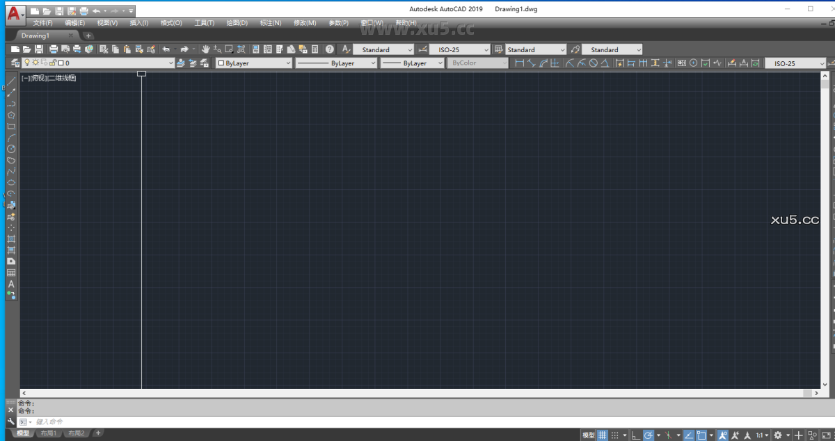 AutoCAD 2019 帮助文档界面