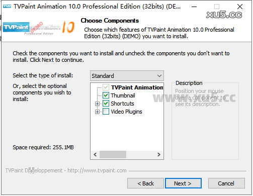 TVPaint Animation 10.0安装向导界面截图