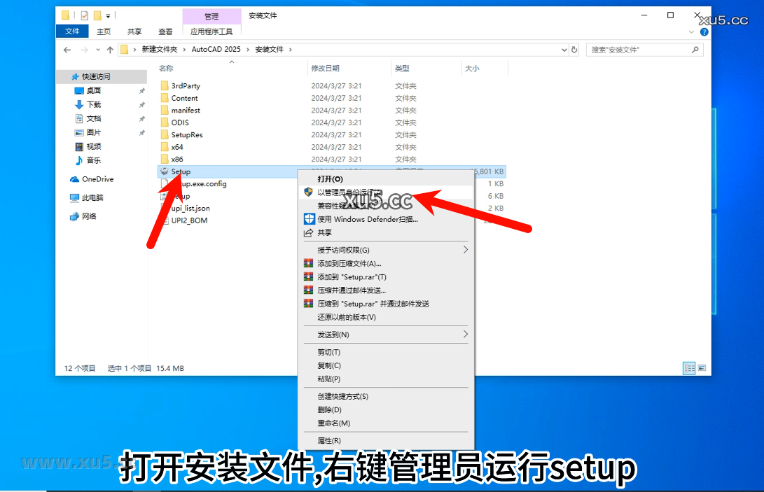 AutoCAD 2025.3下载选项界面截图