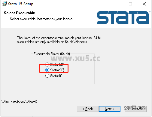 Stata 15安装向导界面截图