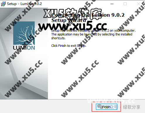 Lumion V9.0.2 安装进度界面